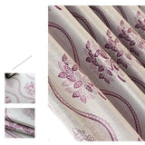 Max Double-sided Jacquard Blackout Roman Shades Window Curtains 2