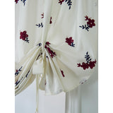 Max Floral Pattern Short Roman Door Window Curtain Sheer Drape Voile A