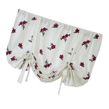 Max Floral Pattern Short Roman Door Window Curtain Sheer Drape Voile A
