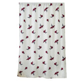 Max Floral Pattern Short Roman Door Window Curtain Sheer Drape Voile A