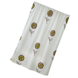 Max Floral Pattern Short Roman Door Window Curtain Sheer Drape Voile D