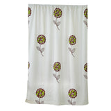 Max Floral Pattern Short Roman Door Window Curtain Sheer Drape Voile D