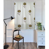 Max Floral Pattern Short Roman Door Window Curtain Sheer Drape Voile D