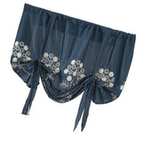 Max Floral Pattern Short Roman Door Window Curtain Sheer Drape Voile F