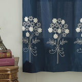 Max Floral Pattern Short Roman Door Window Curtain Sheer Drape Voile F
