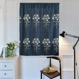 Max Floral Pattern Short Roman Door Window Curtain Sheer Drape Voile F