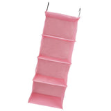 Max 4 Layers Wardrobe Hanging Storage Bag Closet Clothes Hangers Holder Pink