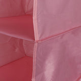 Max 4 Layers Wardrobe Hanging Storage Bag Closet Clothes Hangers Holder Pink