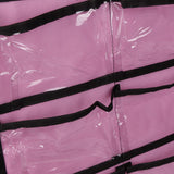 Max 42 Pockets Double-sided Hanging Closet Organizer for Underwear Storage Pink