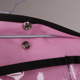 Max 42 Pockets Double-sided Hanging Closet Organizer for Underwear Storage Pink