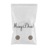 Max 1 Piece Flower Pattern Magnetic Curtain Tiebacks Buckle Clip Holdback Coffee - Aladdin Shoppers