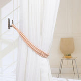 Max Simple Rope Tiebacks Holdbacks for Blackout Curtain Voile Drapes Pink - Aladdin Shoppers