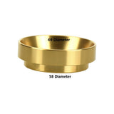 Max 58mm Dia. Intelligent Dosing Ring for Brewing Bowl Coffee Powder Gold - Aladdin Shoppers