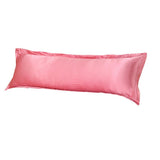 Max Luxury Silk Body Pillow Cover Pillowcase Replacement Jade Pink-150x48cm - Aladdin Shoppers