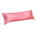 Max Luxury Silk Body Pillow Cover Pillowcase Replacement Jade Pink-150x48cm - Aladdin Shoppers