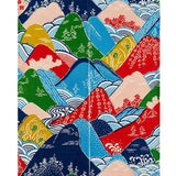 Max Japanese Noren Doorway Hanging Curtain Tapestry Decor Mountains L