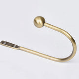 Max 1 Pair Wall Mounted Curtain Holdbacks/Tiebacks U Arm Hook  Bronze
