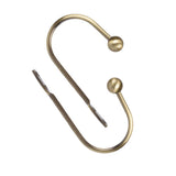 Max 1 Pair Wall Mounted Curtain Holdbacks/Tiebacks U Arm Hook  Bronze