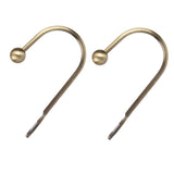 Max 1 Pair Wall Mounted Curtain Holdbacks/Tiebacks U Arm Hook  Bronze