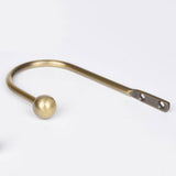 Max 1 Pair Wall Mounted Curtain Holdbacks/Tiebacks U Arm Hook  Bronze