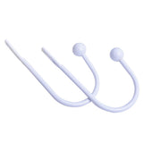 Max 1 Pair Wall Mounted Curtain Holdbacks/Tiebacks U Arm Hook  White