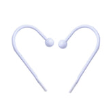 Max 1 Pair Wall Mounted Curtain Holdbacks/Tiebacks U Arm Hook  White