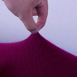 Max Thicken Stretchable Wedding Party Home Dining Room Chair Slipcover Purple