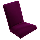 Max Thicken Stretchable Wedding Party Home Dining Room Chair Slipcover Purple
