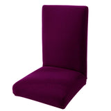 Max Thicken Stretchable Wedding Party Home Dining Room Chair Slipcover Purple