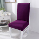 Max Thicken Stretchable Wedding Party Home Dining Room Chair Slipcover Purple