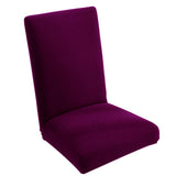 Max Thicken Stretchable Wedding Party Home Dining Room Chair Slipcover Purple