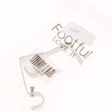 Max Set of 2Pcs Adjustable Metal Curtain Pole Rod Wall Bracket Hook Holder White