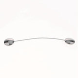 Max ABS Round Magnetic Curtain Panel Buckle Clips Voile Tiebacks Holdbacks Black