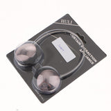 Max ABS Round Magnetic Curtain Panel Buckle Clips Voile Tiebacks Holdbacks Black