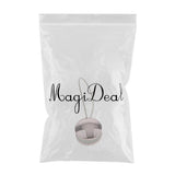 Max ABS Round Magnetic Curtain Panel Buckle Clips Voile Tiebacks Holdbacks Black