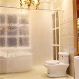 Max Mildew Resistant Anti-Bacterial PEVA Shower Curtain Liner White 180x200cm