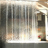Max Mildew Resistant Anti-Bacterial PEVA Shower Curtain Liner White 180x200cm