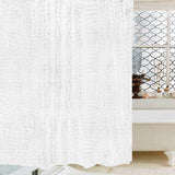 Max Mildew Resistant Anti-Bacterial PEVA Shower Curtain Liner White 180x200cm
