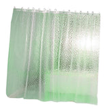 Max Mildew Resistant Anti-Bacterial PEVA Shower Curtain Liner Green 180x180cm