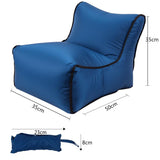 Max Inflatable Waterproof Children Seat Sofa Baby Chair Bean Bag Blue