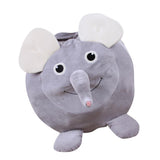 Max Animal Shape Kids Stuffed Animal Toy Storage Bean Bag Cover Elephant