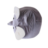 Max Animal Shape Kids Stuffed Animal Toy Storage Bean Bag Cover Elephant