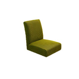 Spandex Stretch Low Short Back Chair Cover Bar Stool Cover Green