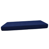 Stretch Spandex Jacquard Sofa Couch Seat Cushion Cover Dark Blue-Size L