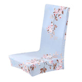 Max Floral Print Stretch Short Removable Dining Chair Cover Slipcovers 24