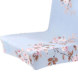 Max Floral Print Stretch Short Removable Dining Chair Cover Slipcovers 24