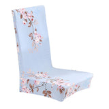 Max Floral Print Stretch Short Removable Dining Chair Cover Slipcovers 24