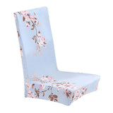 Max Floral Print Stretch Short Removable Dining Chair Cover Slipcovers 24