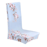 Max Floral Print Stretch Short Removable Dining Chair Cover Slipcovers 24