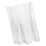 Max 180x180cm Striped Shower Curtains Waterproof for Bathroom White